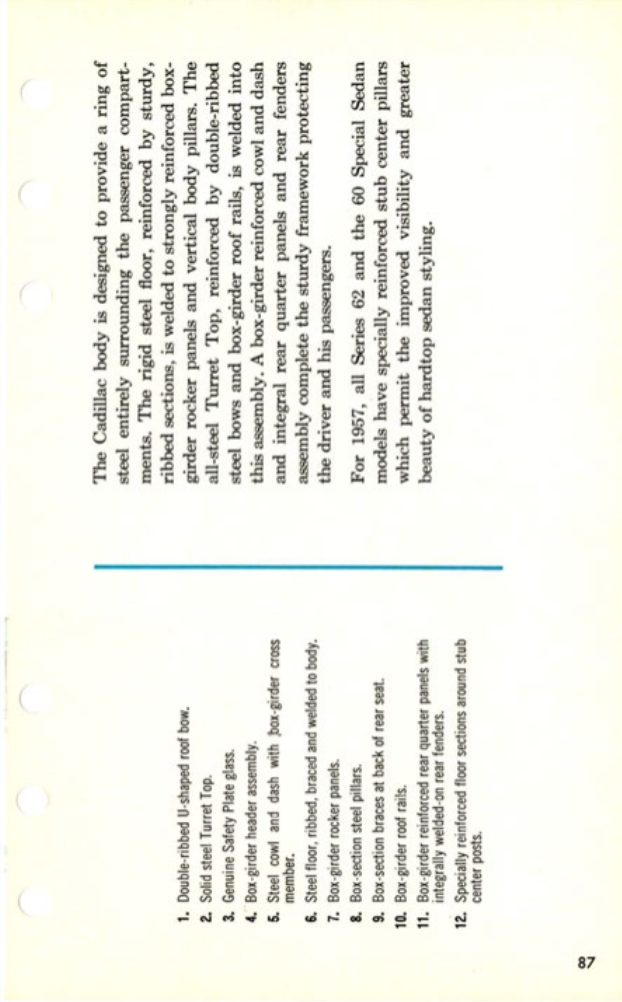 1957 Cadillac Salesmans Data Book Page 93